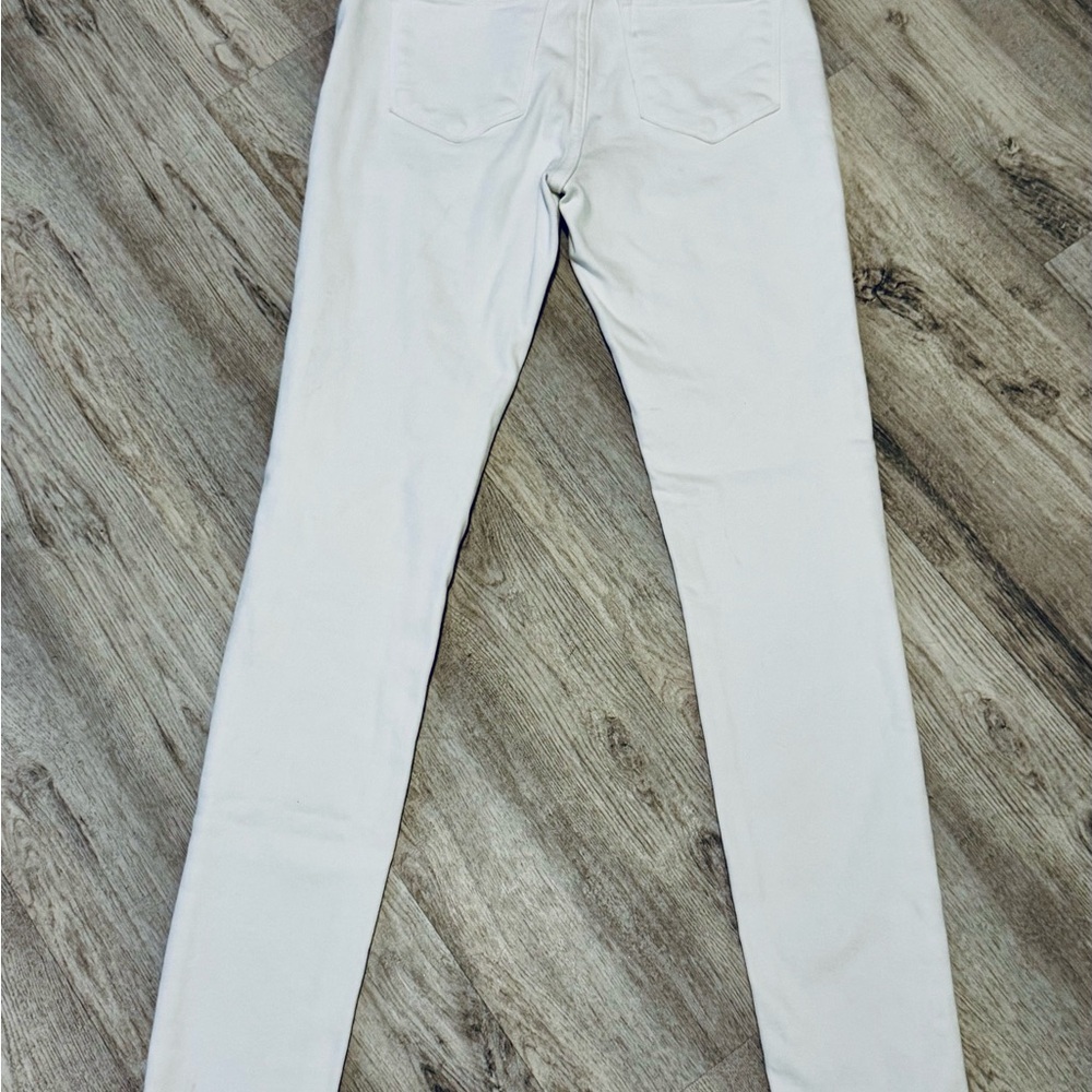 NEW KANCAN White High Rise Ankle Skinny Denim Jeans - Size 26 (Size 2/4) - Picture 3 of 6